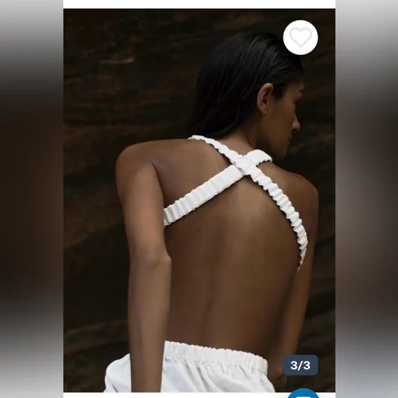 SIR the label Women’s White Alena Cross Over Maxi Dress. Sz 0 - Picture 3 of 10